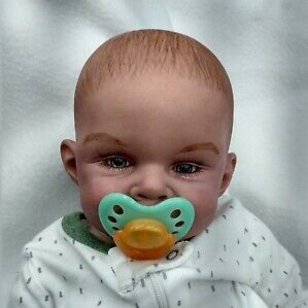 Reborn doll Mason by Bonnie Sieban with cuddle body from MacPherson
